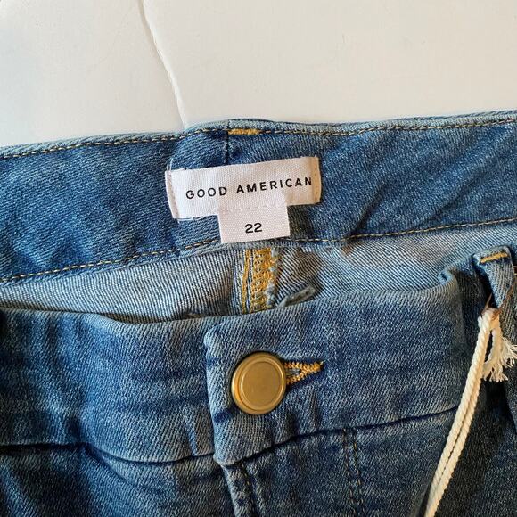 NWT Good American Good Legs Distressed Skinny Jeans Size 22 - Picture 4 of 15